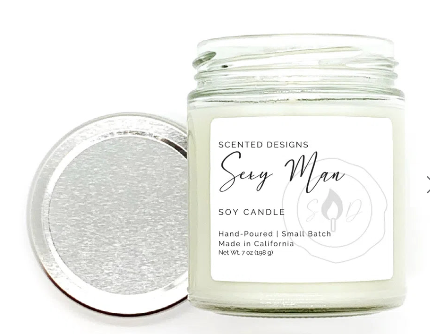 Sexy Man Soy Candle.