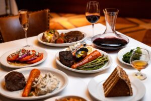 Steak – Bob’s Steak and Chop House has long been a destination inside the Fort Worth Omni Hotel.