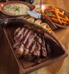 Steak – Don Artemio’s tomahawk steak is dry aged for 28 days in house. What a presentation.