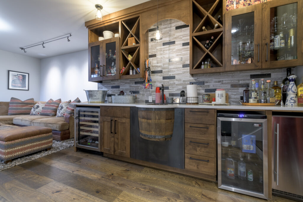 Close to the historic downtown and walking distance to the slopes, the home can sleep 12 people, making it great for families or reunions.