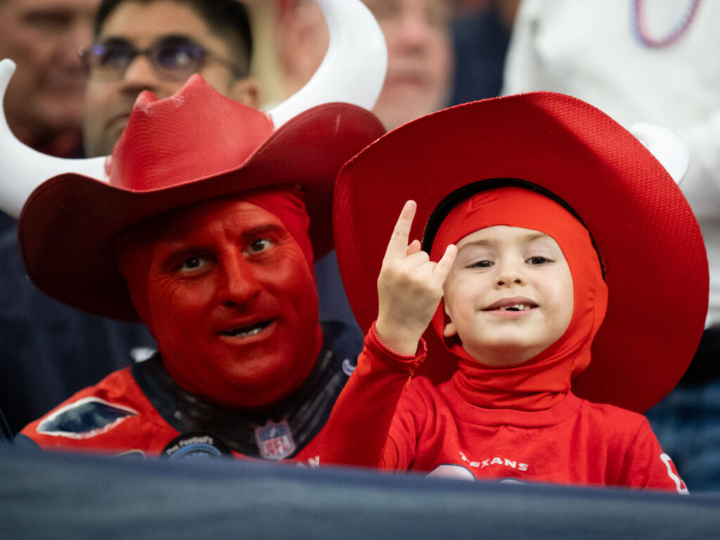 Houston Texans fans suddenly believe again. (Photo by F. Carter Smith)