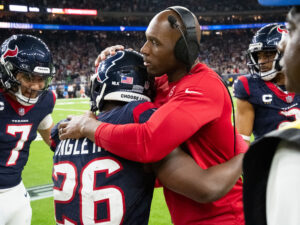 Houston Texans and quarterback C.J. Stroud faced the Cleveland Browns in the Wild Carded Playoff game at NRG Stadium
