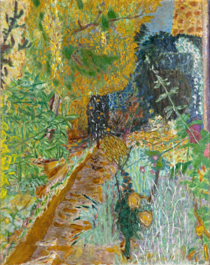 Pierre Bonnard's "The Garden," 1937 (© 2023 Artists Rights Society (ARS), New York)