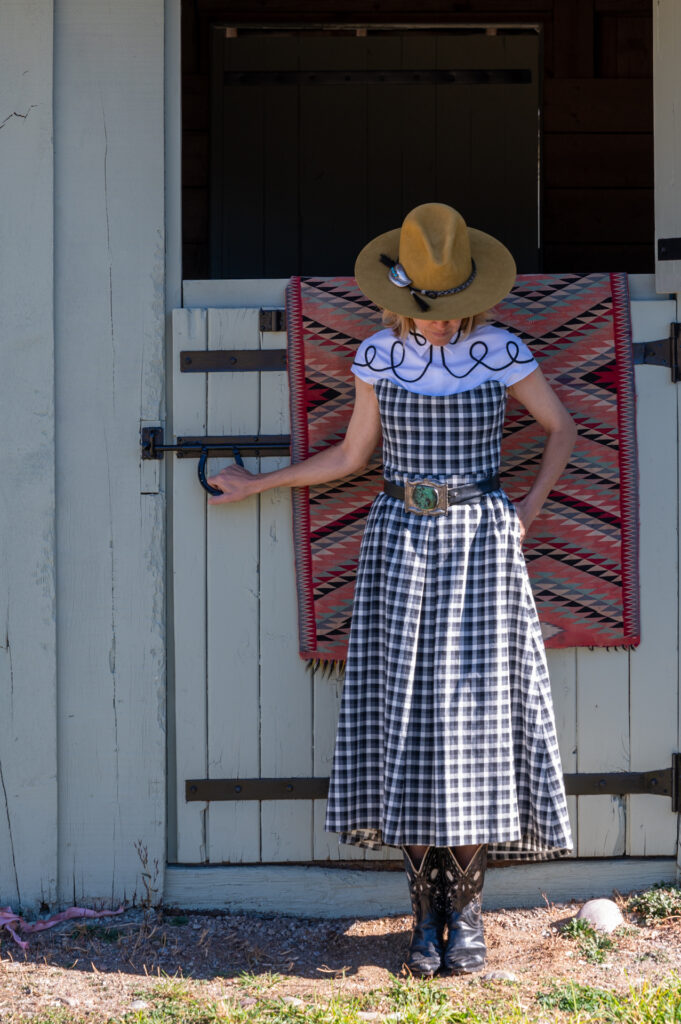 A Western frock from the Lela Rose Ranch collection. (Photo by Lela Rose Ranch)