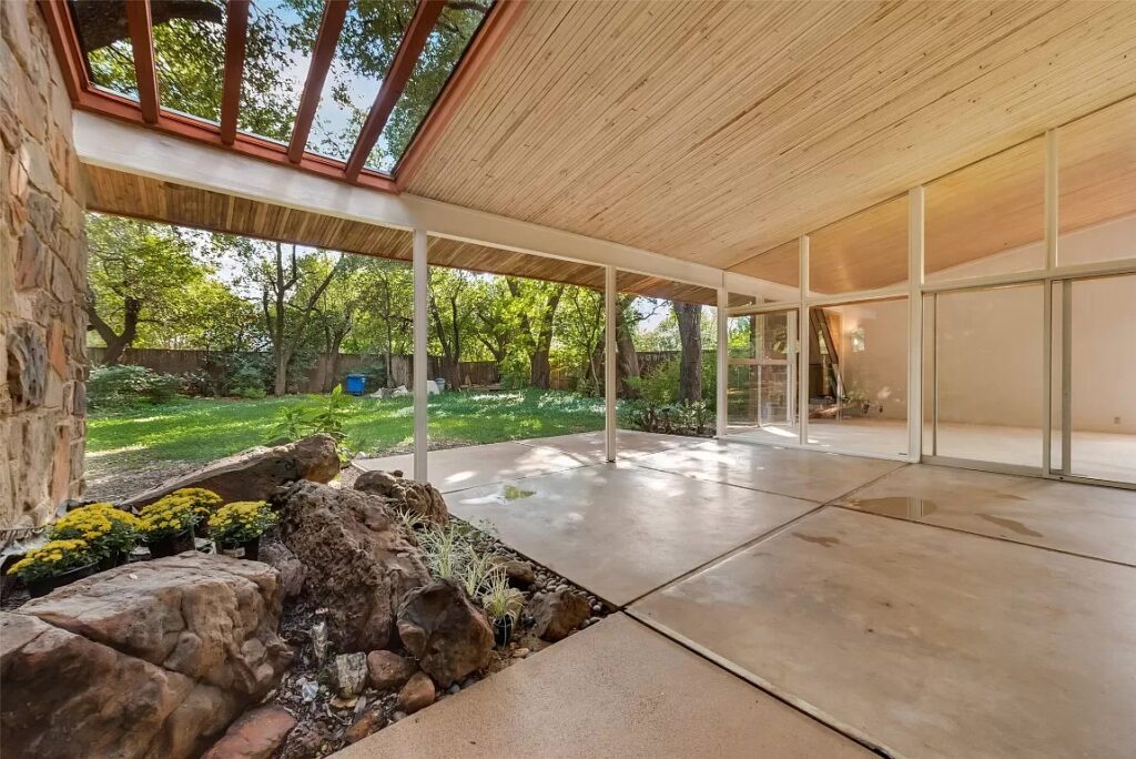 An original mid-century home for sale in North Dallas. 