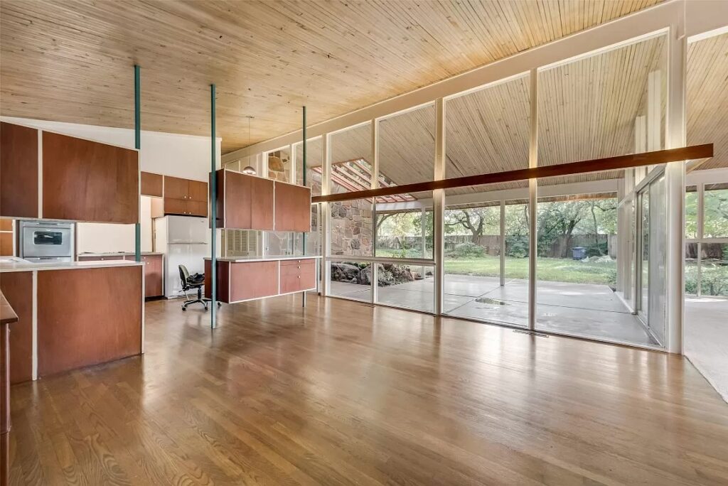 An original mid-century home for sale in North Dallas. 