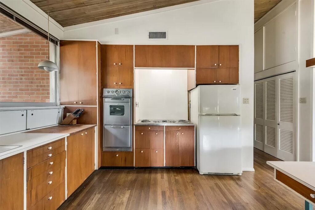 An original mid-century home for sale in North Dallas. 