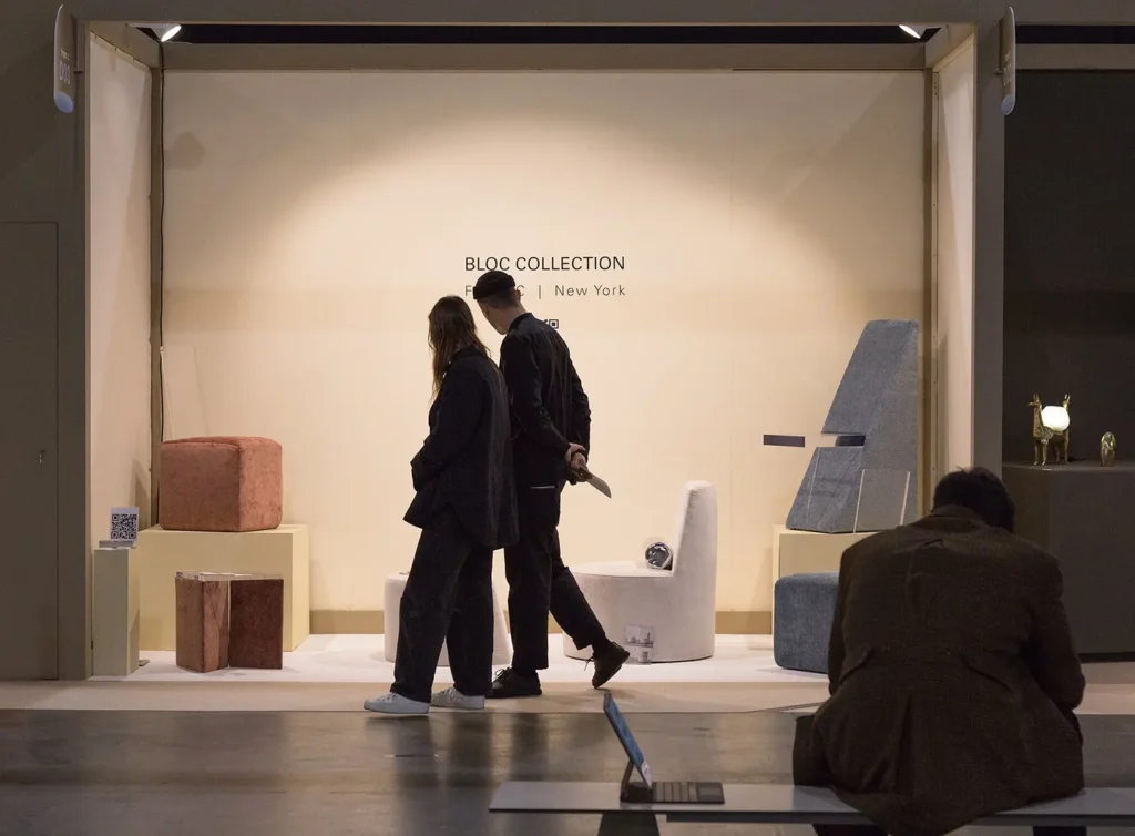 Scenes from the 2023 Salone del Mobile. (photo by Ludovica Mangini)  (Photo by Alberto Strada)