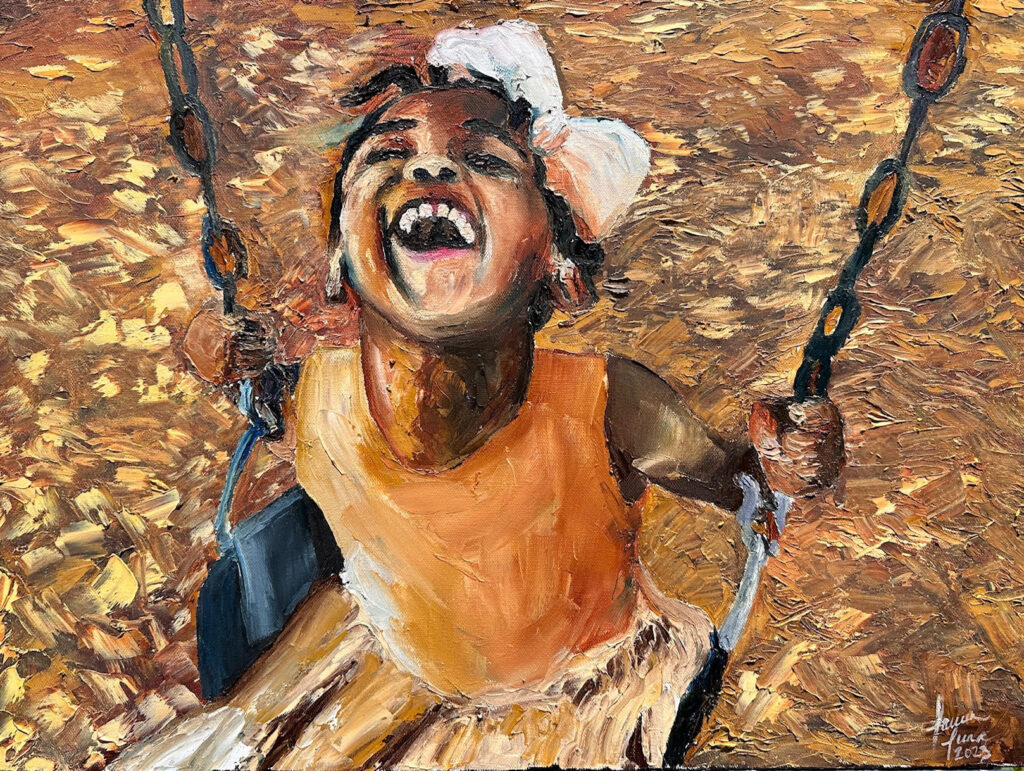 Joyful Movement by Lauren Luna can be seen at Ardest Gallery in The Woodlands.