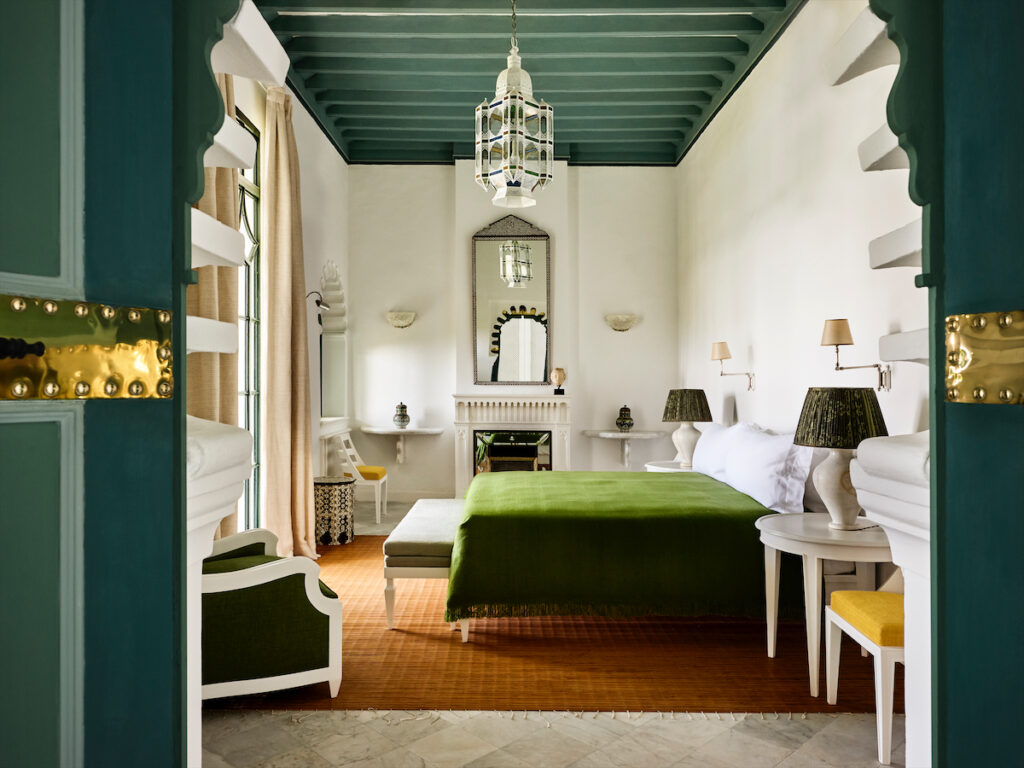 Marrakech Suite at Villa Mabrouka. (Photo by Andrew Montgomery)