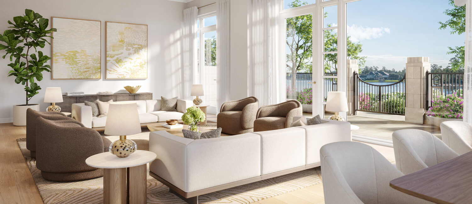 Maisonettes will be a unique feature of The Ritz-Carlton Residences, The Woodlands and give residents direct access to the outdoors. (Courtesy of Howard Hughes)