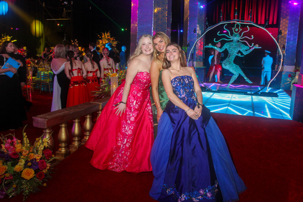 Knights of Momus duchesses at the San Luis Salute in Galveston. (Photo by Gary Fountain)