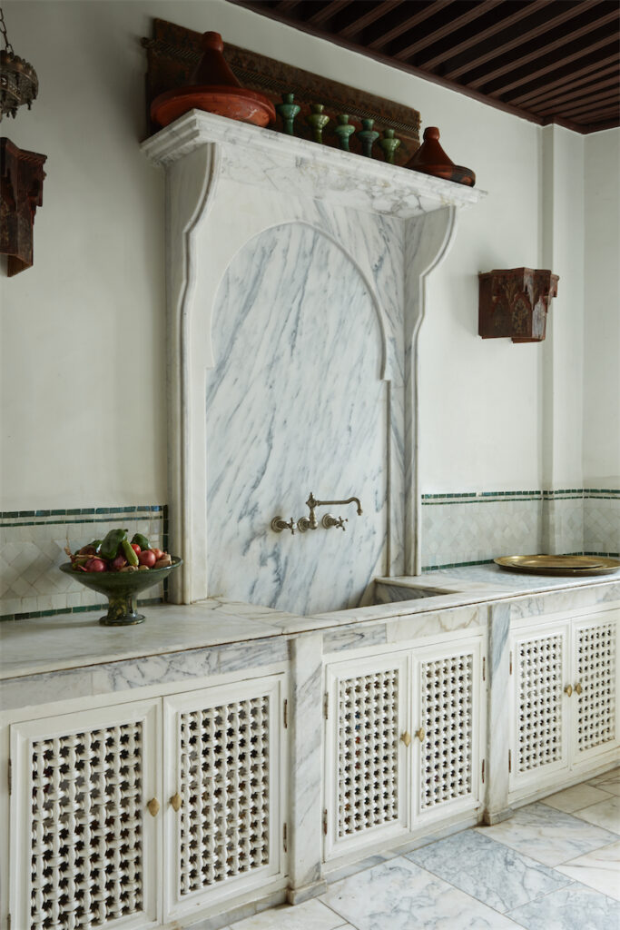 Bruno Frisoni and Herve Van Der Straeten’s home, Dar Baba, in Tangier. From the book "Inside Tangier," Vendome Press. (Photo by Guido Taroni)