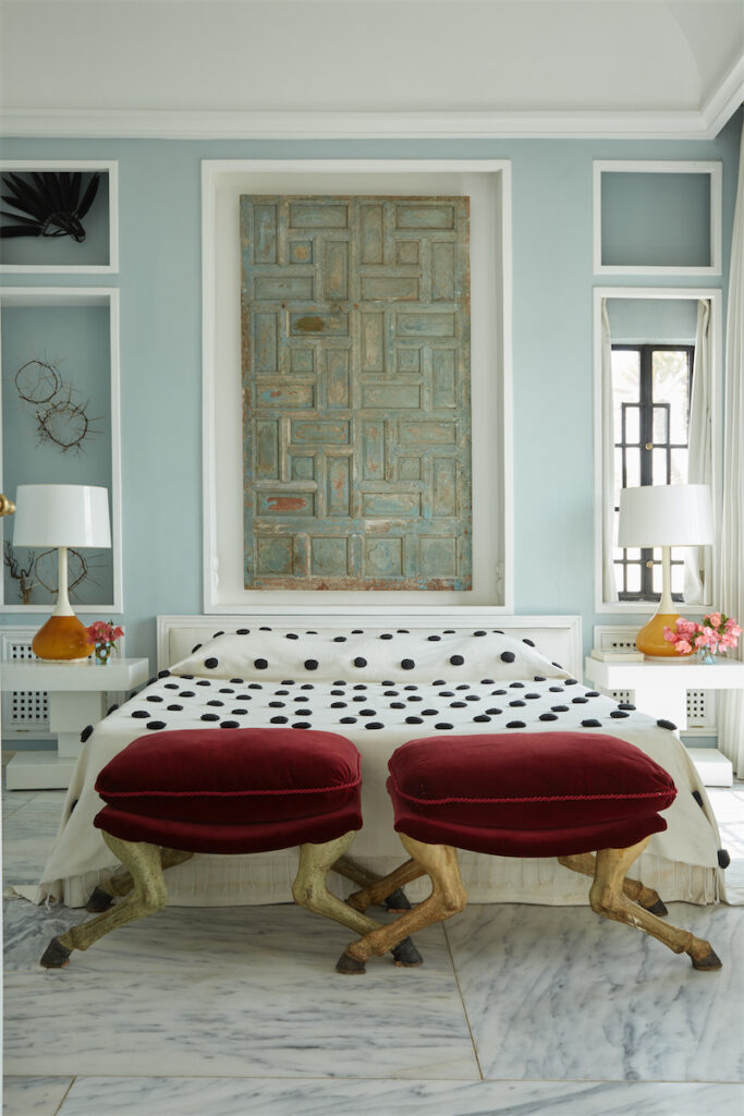 Bruno Frisoni and Herve Van Der Straeten’s home, Dar Baba, in Tangier. From the book "Inside Tangier," Vendome Press. (Photo by Guido Taroni)