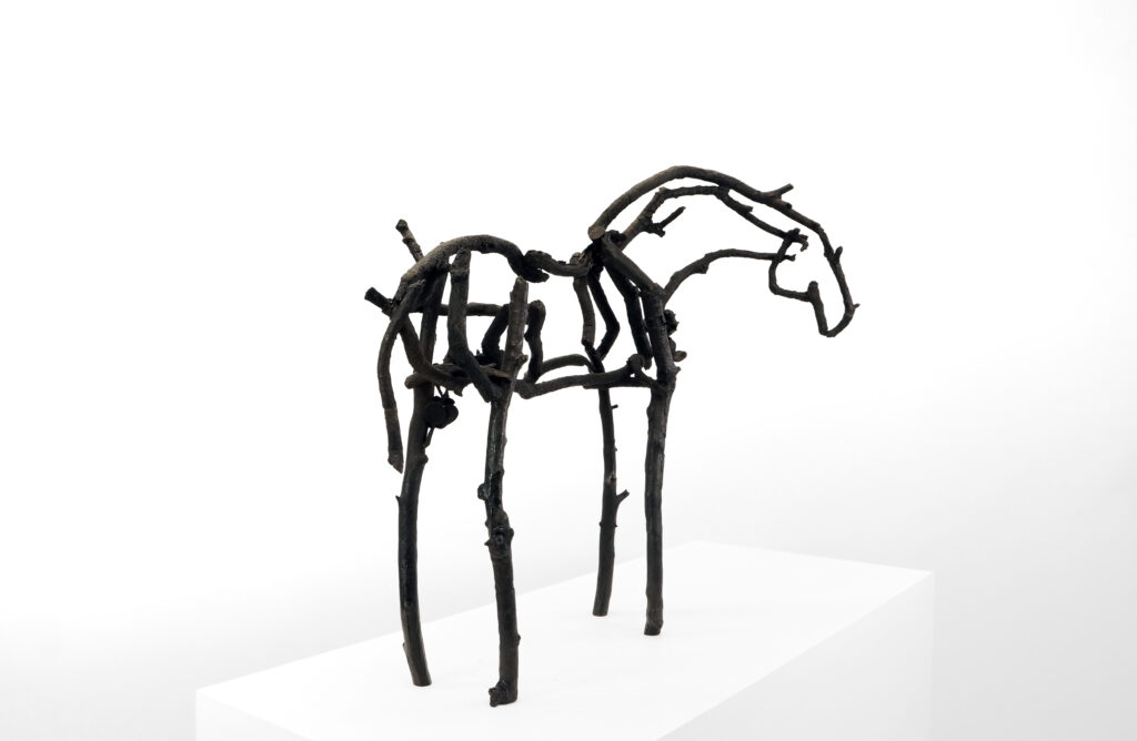 Deborah Butterfield's "Untitled 5282," 2021, at Marlborough Gallery