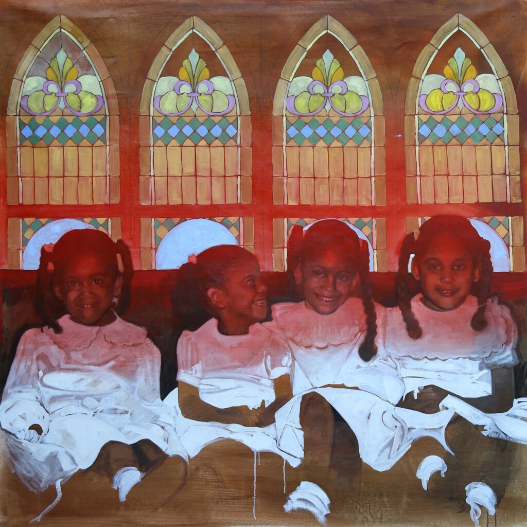 Jessica Vollrath's "Tell Them You Are My Sister," 2023, at Pencil on Paper Gallery 