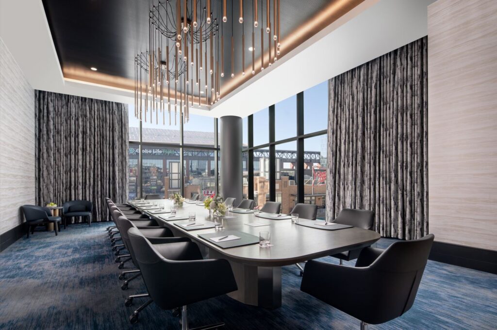 The Loews Arlington Hotel and Convention Center is a state-of-the-art, full-service meeting and resort destination that caters to groups of all sizes, as well as families who are looking for a world-class experience in the epicenter of the premier sports and entertainment district in the country. (Courtesy rendering)