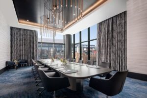 The Loews Arlington Hotel and Convention Center is a state-of-the-art, full-service meeting and resort destination that caters to groups of all sizes, as well as families who are looking for a world-class experience in the epicenter of the premier sports and entertainment district in the country. (Courtesy rendering)