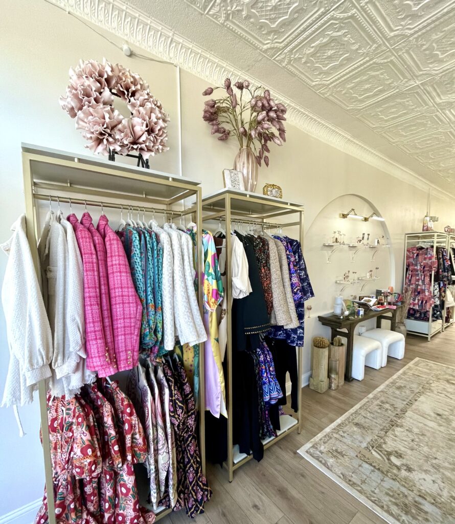 The curated clothing is right for many generations to enjoy at Dos Femmes. (Photo by Courtney Dabney)