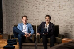 CASE Chocolates founder Casey McNeil and consultant Janan Araujo-Siam (Photo by Dylan McEwan)