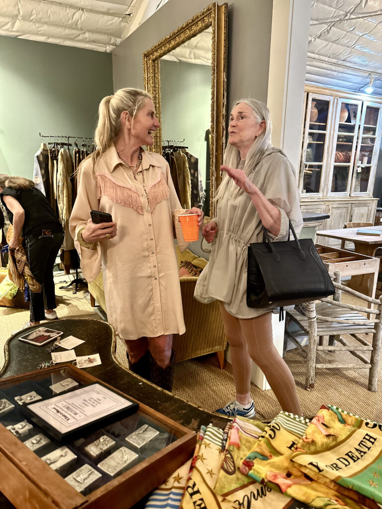 Cathy Frietsch (left) of Rockabilly Baroness.