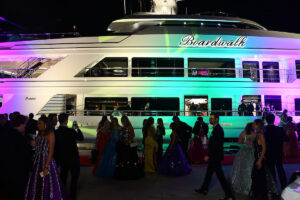 Champange Pre-Party aboard Boardwalk; Photo by Dave Rossman