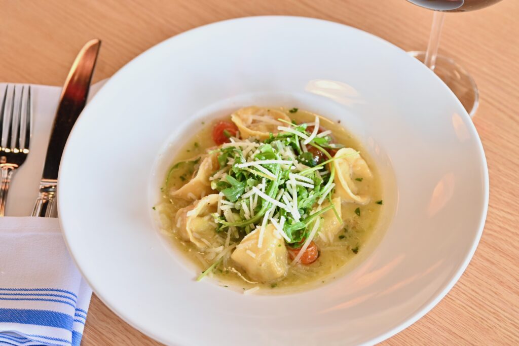 One can enjoy cheese tortellini and other pastas hand made in-house at the new Magdalena's Trattoria and Pizzeria. (Photo by Alex Montoya)