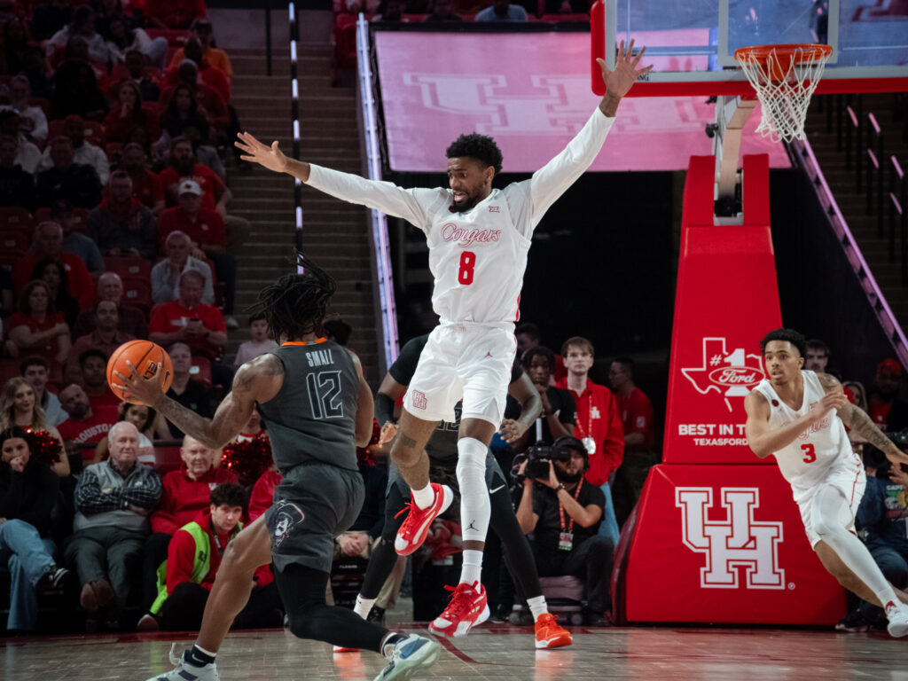University of Houston guard Mylik Wilson brings a defensive energy. (Photo by F. Carter Smith)