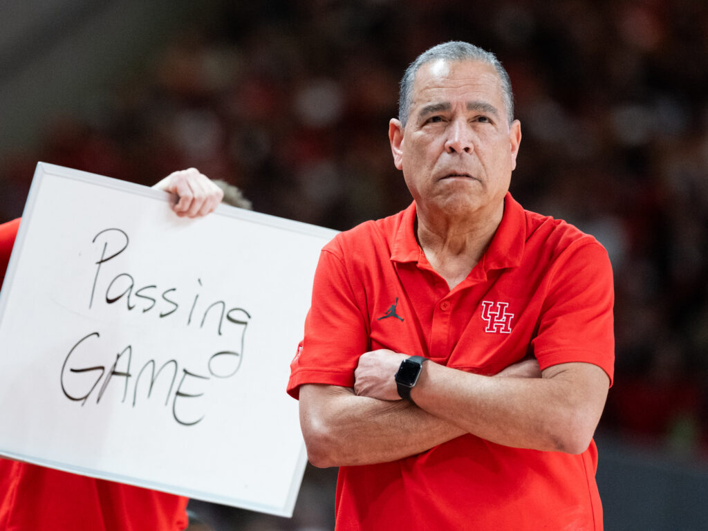 University of Houston coach Kelvin Sampson is a should be Hall of Famer. (Photo by F. Carter Smith)