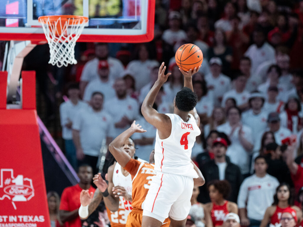 University of Houston shooting guard LJ Cryer can score in bunches. (Photo by F. Carter Smith)