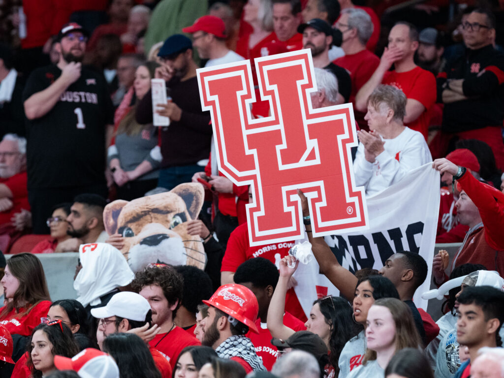 University of Houston fans are feeling the Big 12 moment. (Photo by F. Carter Smith)