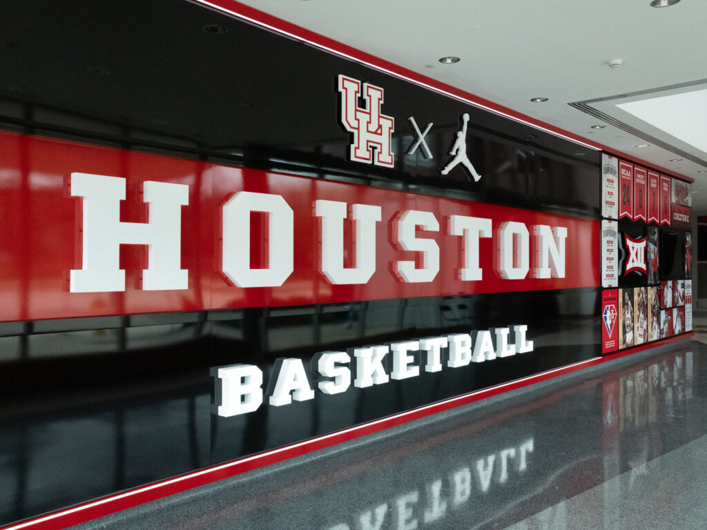 UH basketball is a national brand now and the renovated Guy V. Lewis facility reflects that. (Photo by F. Carter Smith)