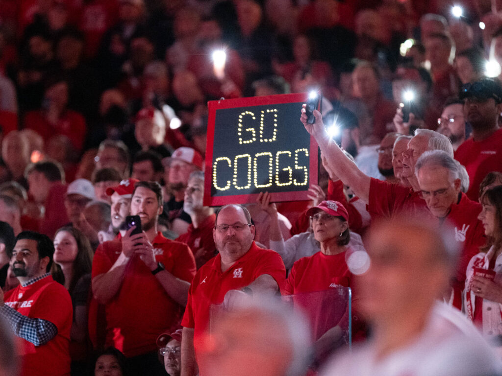 The Fertitta Center is one of the best environments in all of college basketball. (Photo by F. Carter Smith)