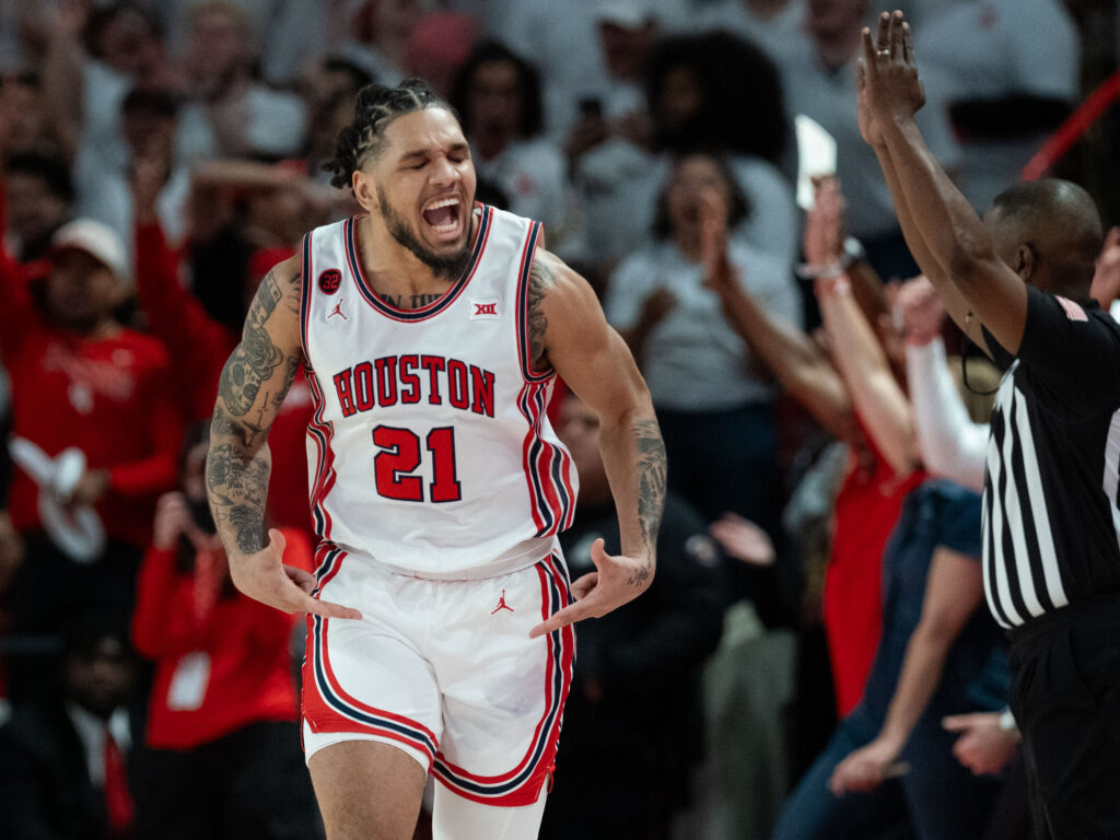 University of Houston wing guard Emanuel Sharp has already enjoyed plenty of big moments. (Photo by F. Carter Smith)