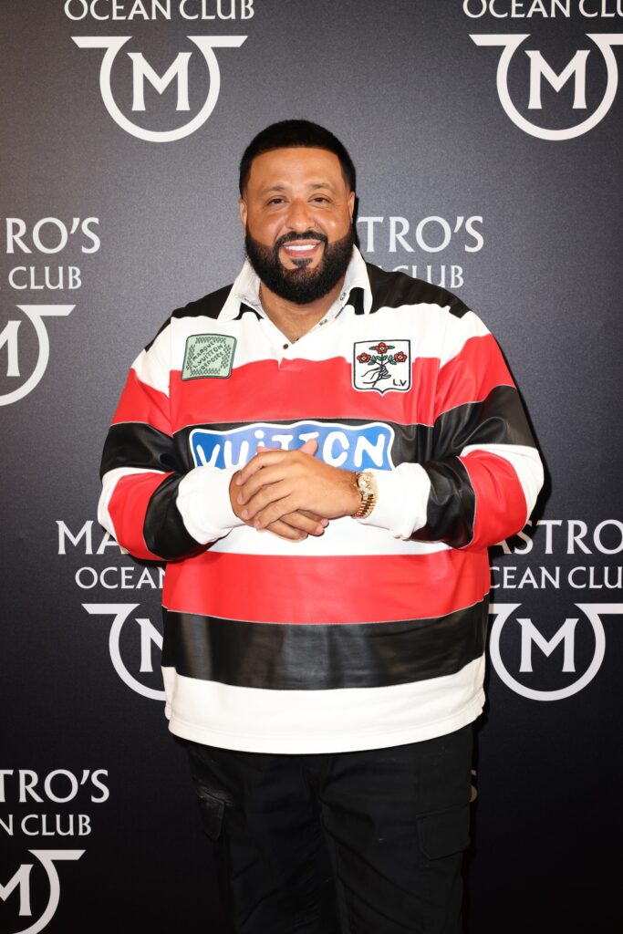 DJ Khaled attends Tilman Fertitta's Private Preview of Mastro's Ocean Club Miami in Miami, Florida. (Photo by Alexander Tamargo/Getty Images for Alchemy)