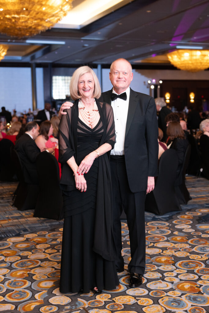 Drs. Meryl Johnson & David McPherson  at the 40th anniversary American Heart Association Heart Ball. (Photo by Daniel Ortiz)