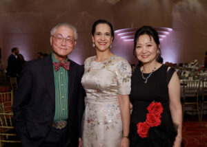 Dr. Peter Chang, Khori Dastoor, Theresa Chang (2) (Photo by Michael Bishop)