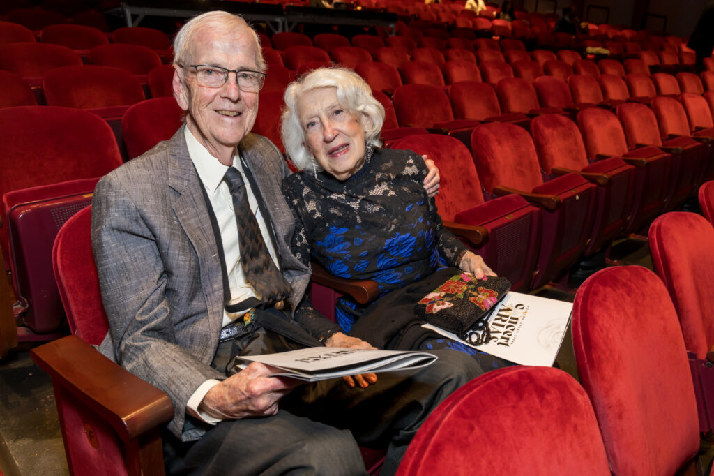 Ernest & Sara Butler, namesakes of Houston Grand Opera's Butler Studio, at Houston Grand Opera's Concert of Arias. (Photo by Michael Bishop)
