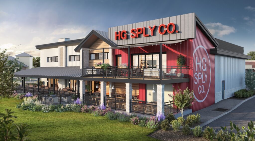 You could own a piece of the new Fort Worth HG Sply Co. at Alliance Town Center. (Courtesy rendering)