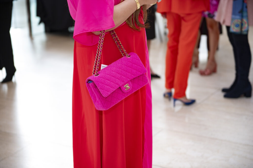 Hot pink Chanel (Photo by Tamytha Cameron)