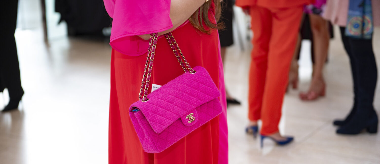Hot pink Chanel (Photo by Tamytha Cameron)