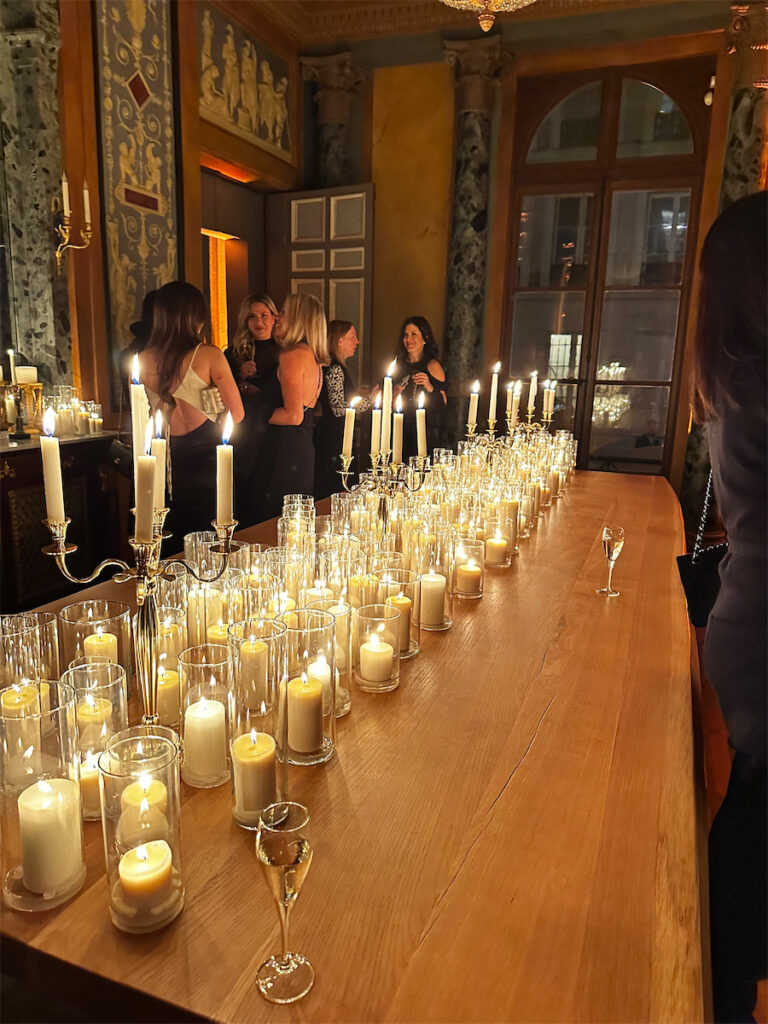 An evening event during Paris Deco Off. (photo by Javier Burkle)