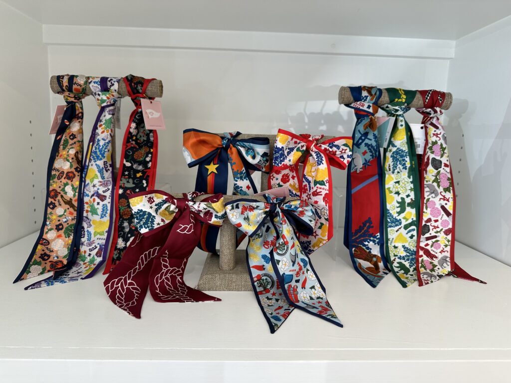 A rodeo-inspired twilly has been added to the collection at Christina Greene.