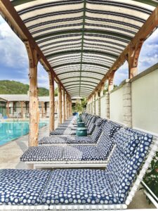 Resort pool shot at Lake Austin Spa