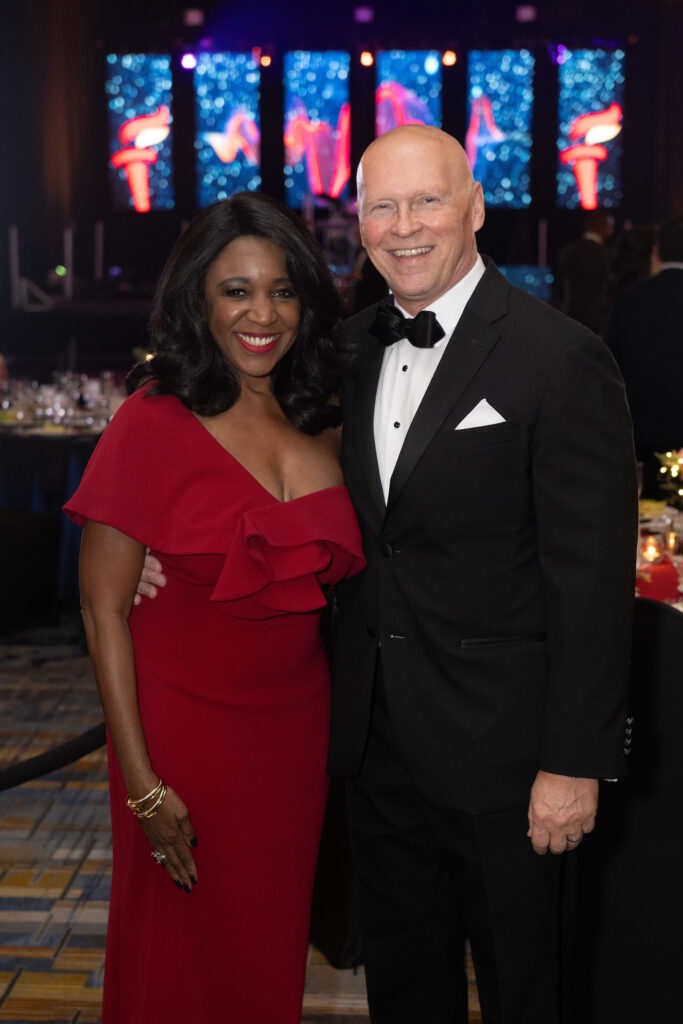Jacquie Baly Craig & James Craig  at the 40th anniversary American Heart Association Heart Ball. (Photo by Wilson Parish)