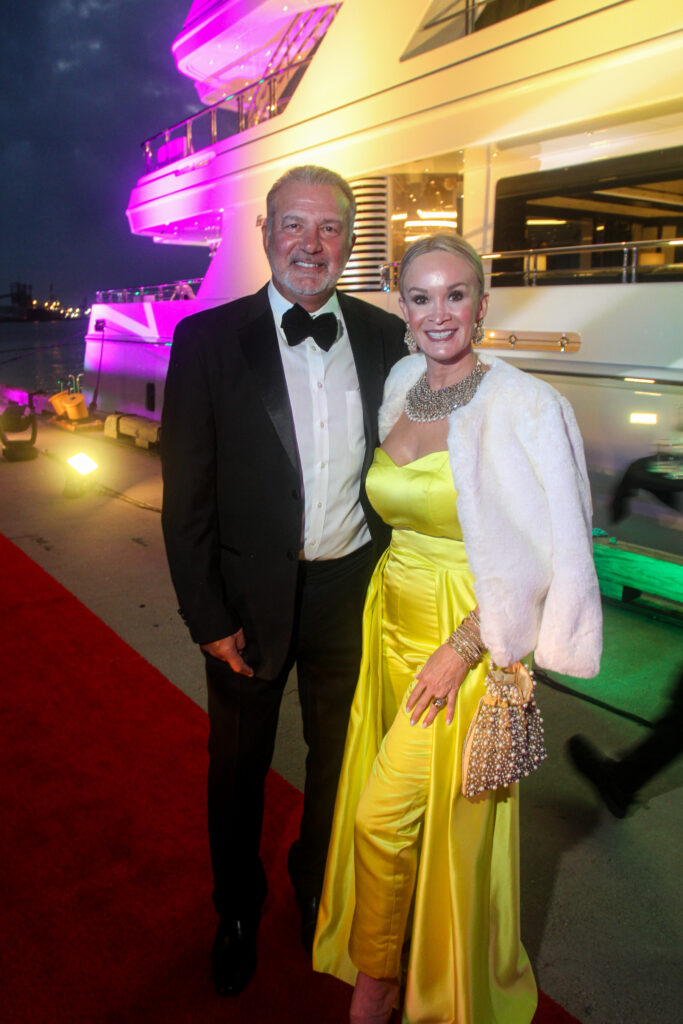John & Wendy Granato at the San Luis Salute in Galveston.  (Photo by Dave Rossman)