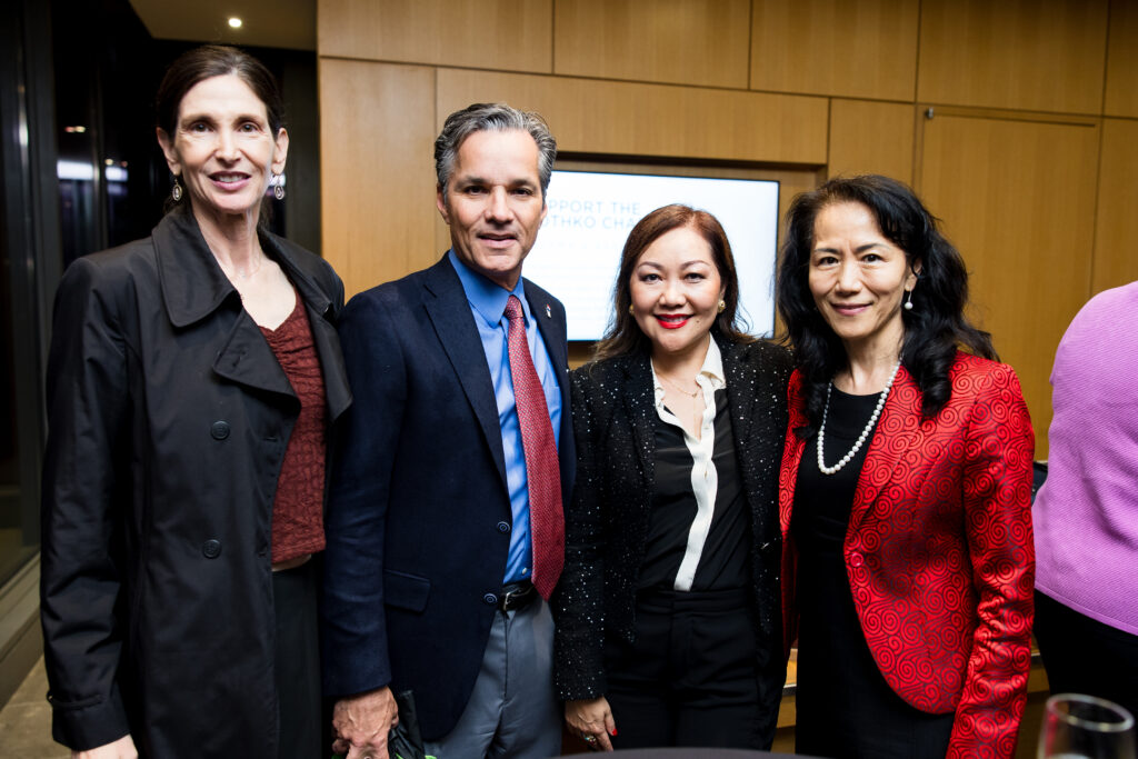 Karyn & Jay Guerrero, Thuy Tran, Y. Ping Sun at Celebrating 100 Years of Friendship at Rothko Chapel (Photo by Hung L. Truong)