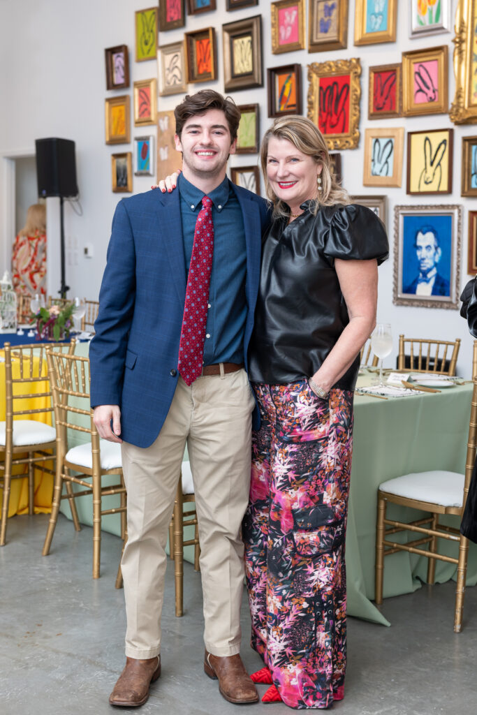 Jack Loh & Jennifer Burgess Loh at Laura Rathe Fine Art Hunt Slonem Dinner Party (Photo by Miroma Photography)