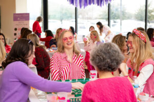 Laura Rathjen, Lowrie Reniger, Meredith Sheth, Christie Reniger (back of hea (Photo by Tamytha Cameron)