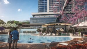 Loews – Guests will be able to soak up the sun at Tomar El Sol – one of the fabulous amenities at the new Loews Hotel Arlington. (Courtesy Rendering)
